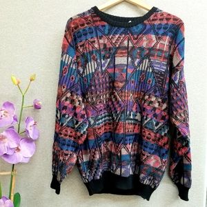 Vintage Cosby style 80s sweater